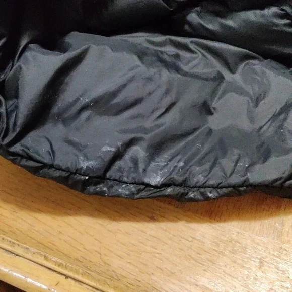 The North Face Long Black Puffer Coat Hooded Winter Parka Quilted Insulated Sm - Picture 6 of 10